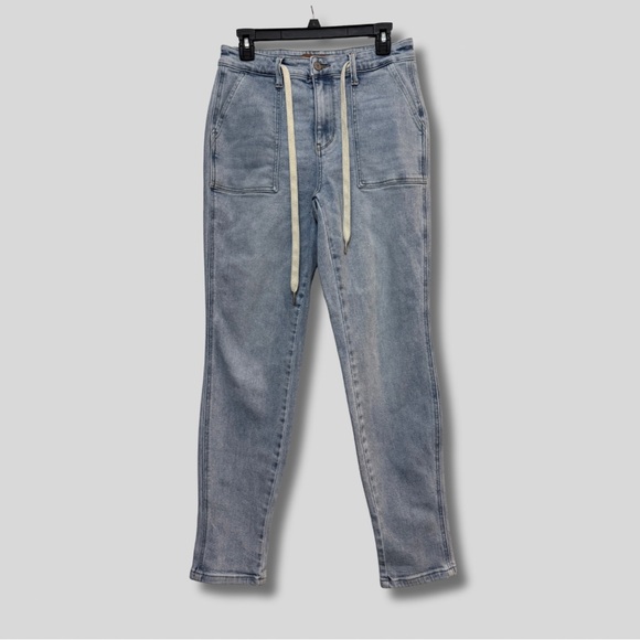 Judy Blue High-Rise Vintage Elastic Waist Denim Jogger - Picture 3 of 5